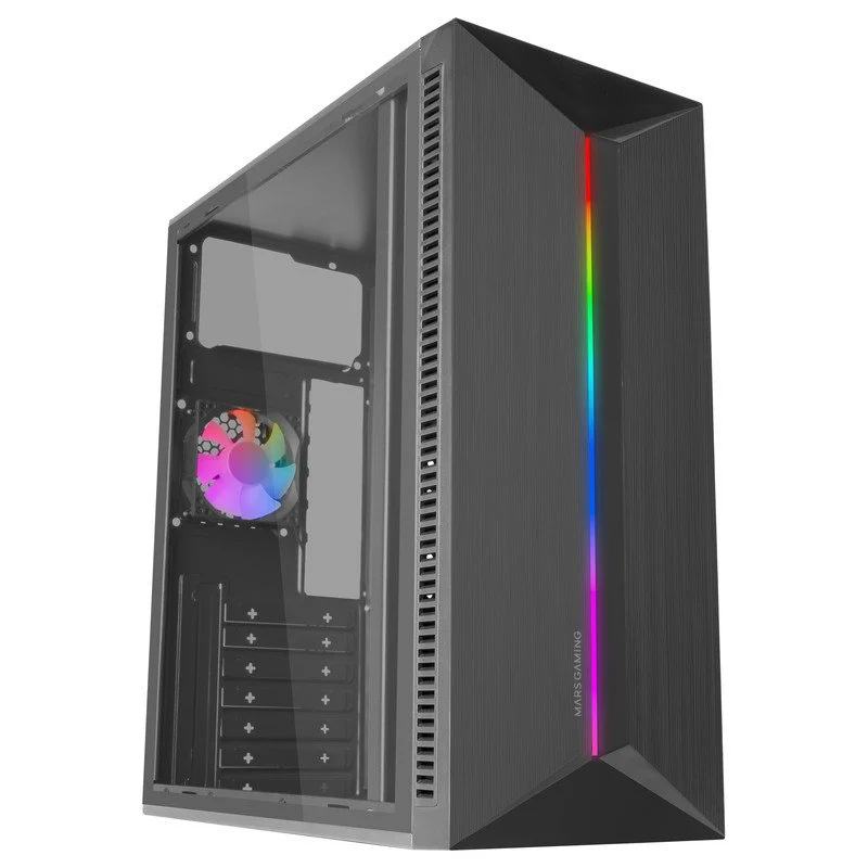 Thumbnail 2 de Mars Gaming Mc-blaze Caja PC ATX con FRGB 80 mm y tira LED frontal
