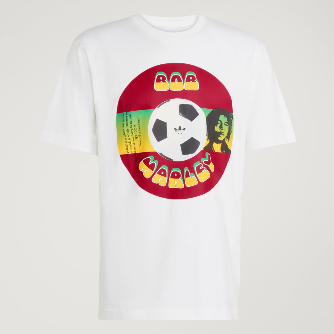 Thumbnail 3 de Camiseta Bob Marley Originals de Adidas - estilo blanco para tu look urbano