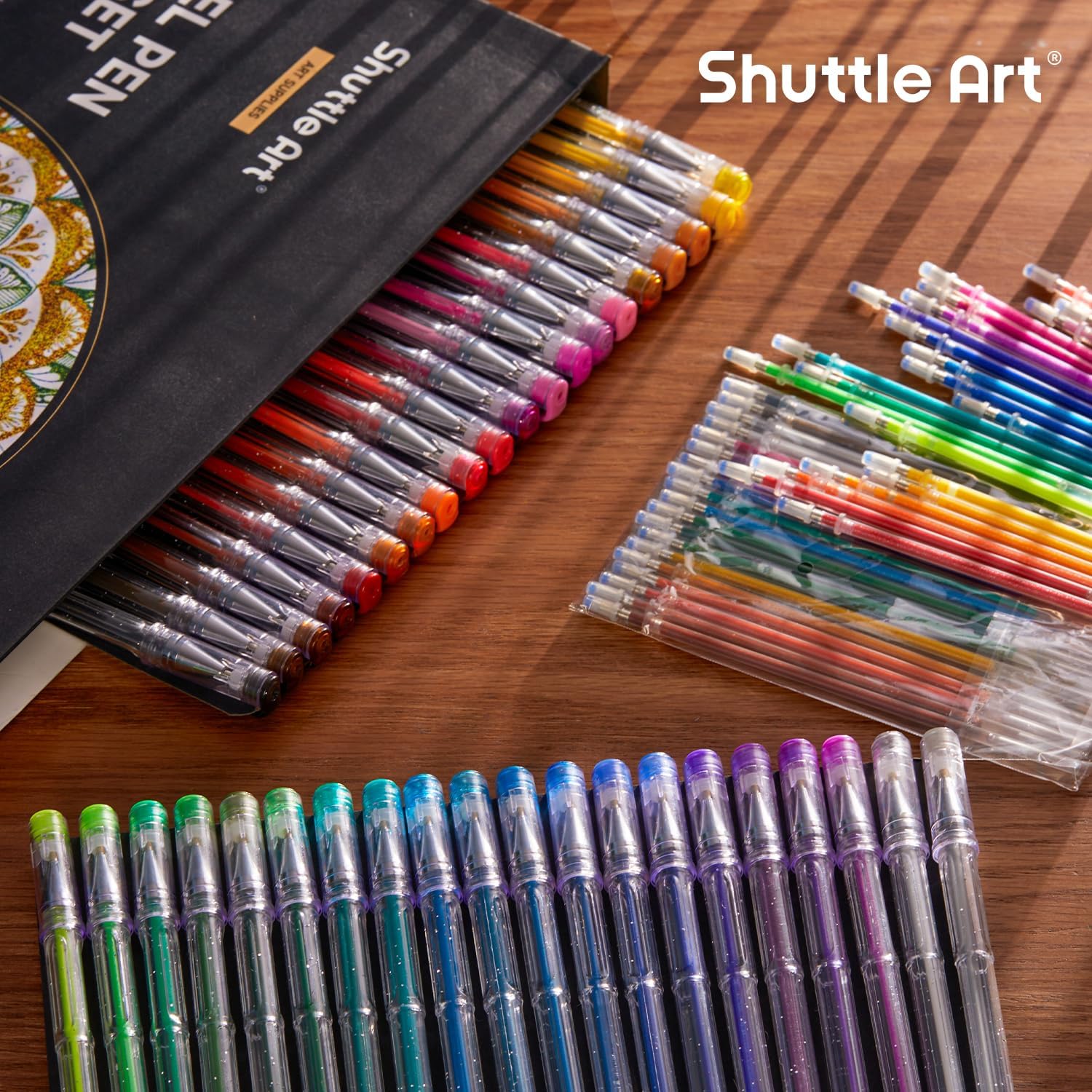 Thumbnail 6 de Shuttle Art Glitzer-Gelstifte Set 80