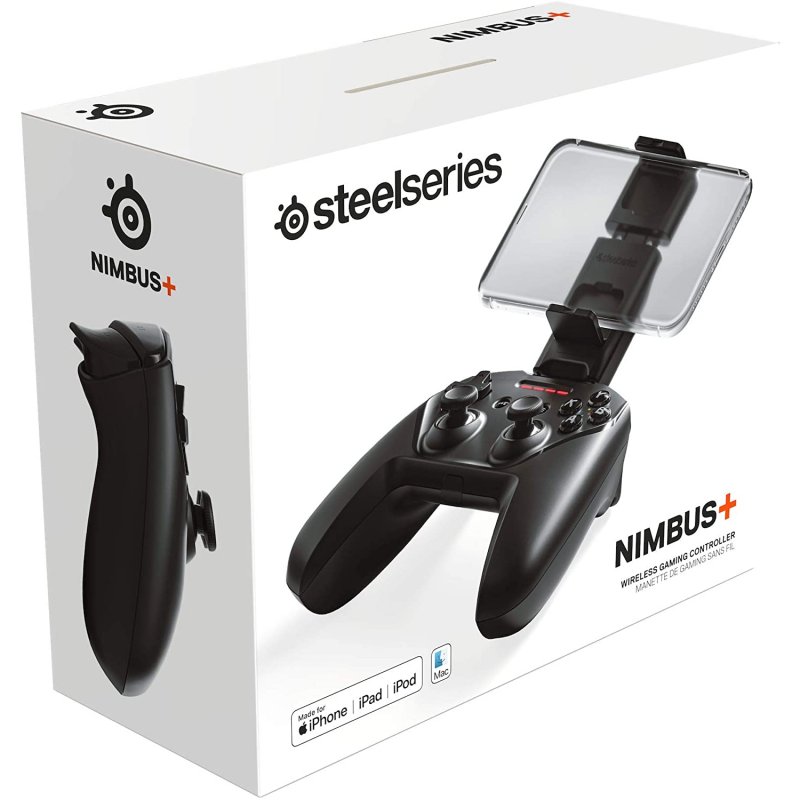 Detalle de Steelseires Nimbus Plus: Mando de juego inalámbrico para Apple