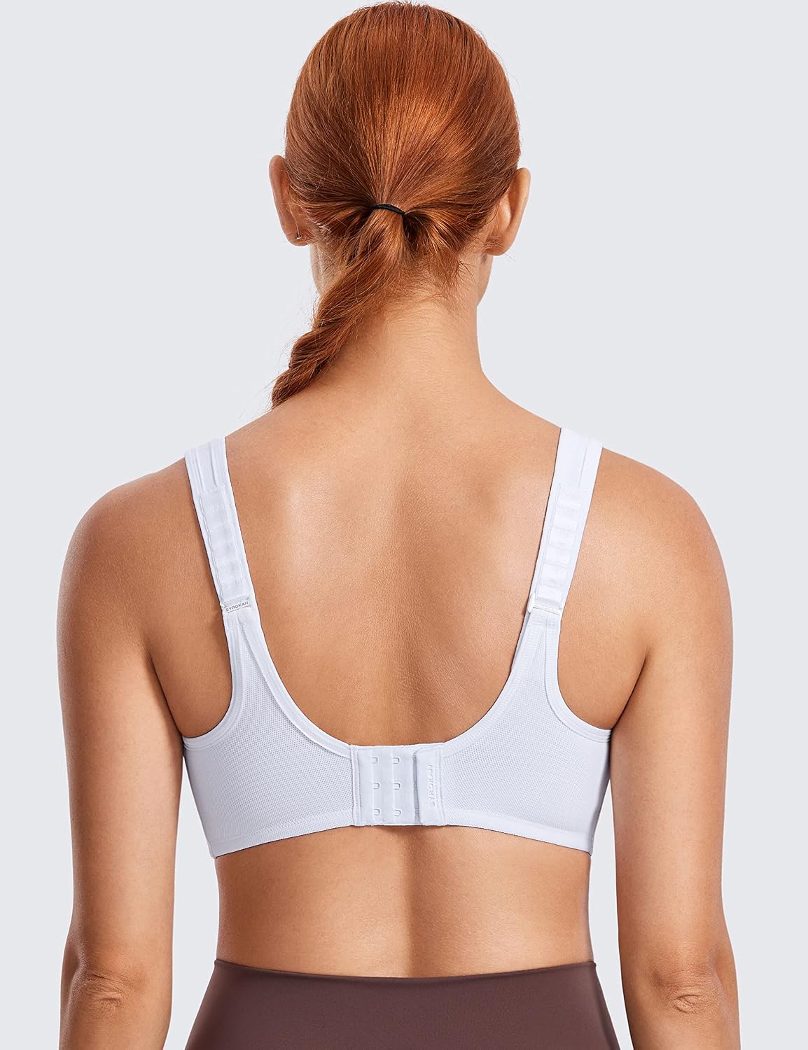 Detalle 2 de SYROKAN Damen High-Impact Sports-BH mit Bügel für große Brüste in großen Größen