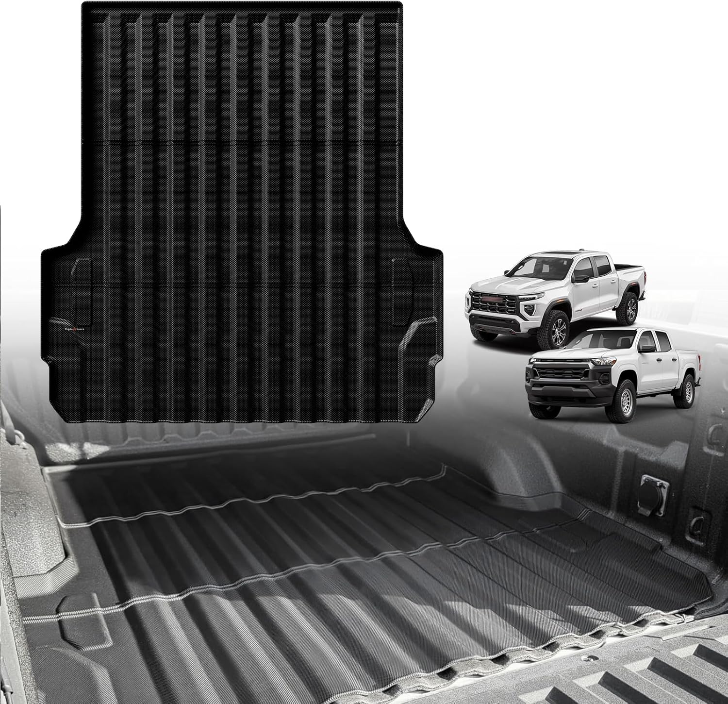 TripleAliners TripleAliners Truck Bed Mat (5 ft) for Colorado & Canyon 2023–2024 | TPE Tailgate/Bed Liner Protection