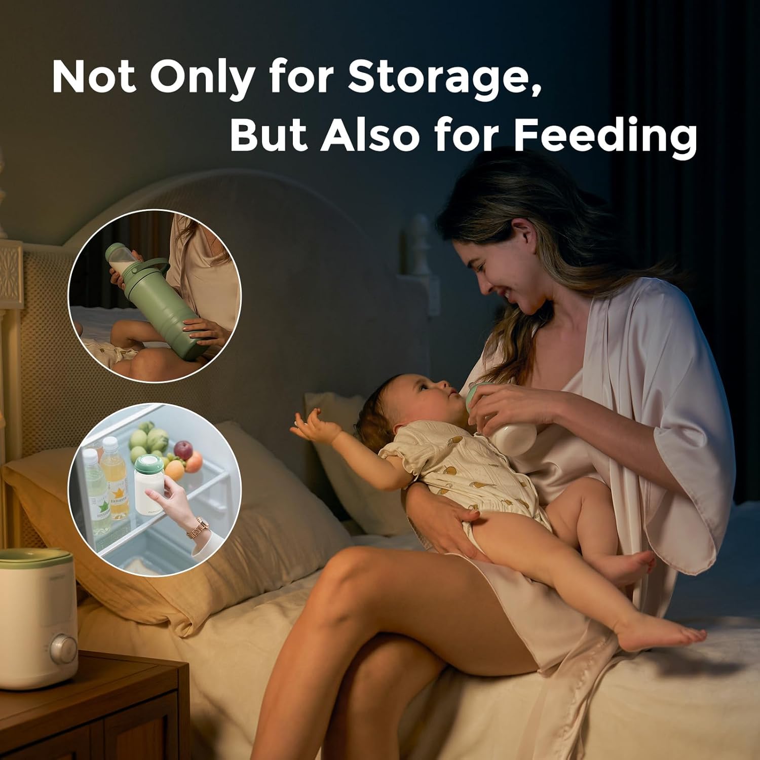 Thumbnail 2 de Momcozy Natural Baby Bottle 300ml Storage