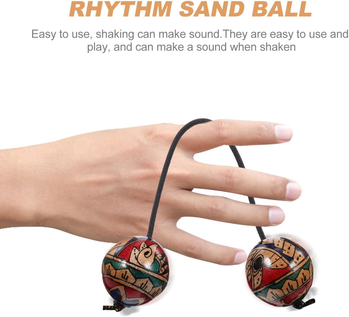 Thumbnail 5 de Milisten Hand-Painted Rhythm Sand Ball: African Kashaka-style Shaker for Drummers