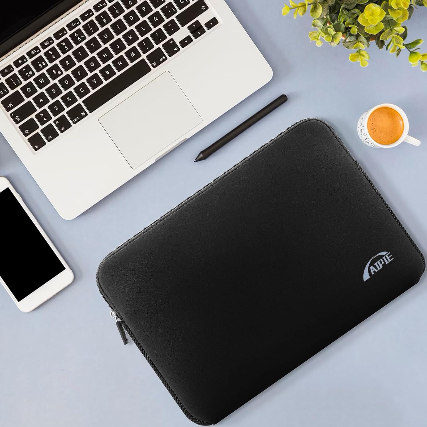 Thumbnail 3 de AIPIE Laptop Tasche 17–17,3 Zoll Hülle mit dreifacher Polsterung – kompatibel mit Acer, Asus, Dell, Lenovo, HP, Huawei