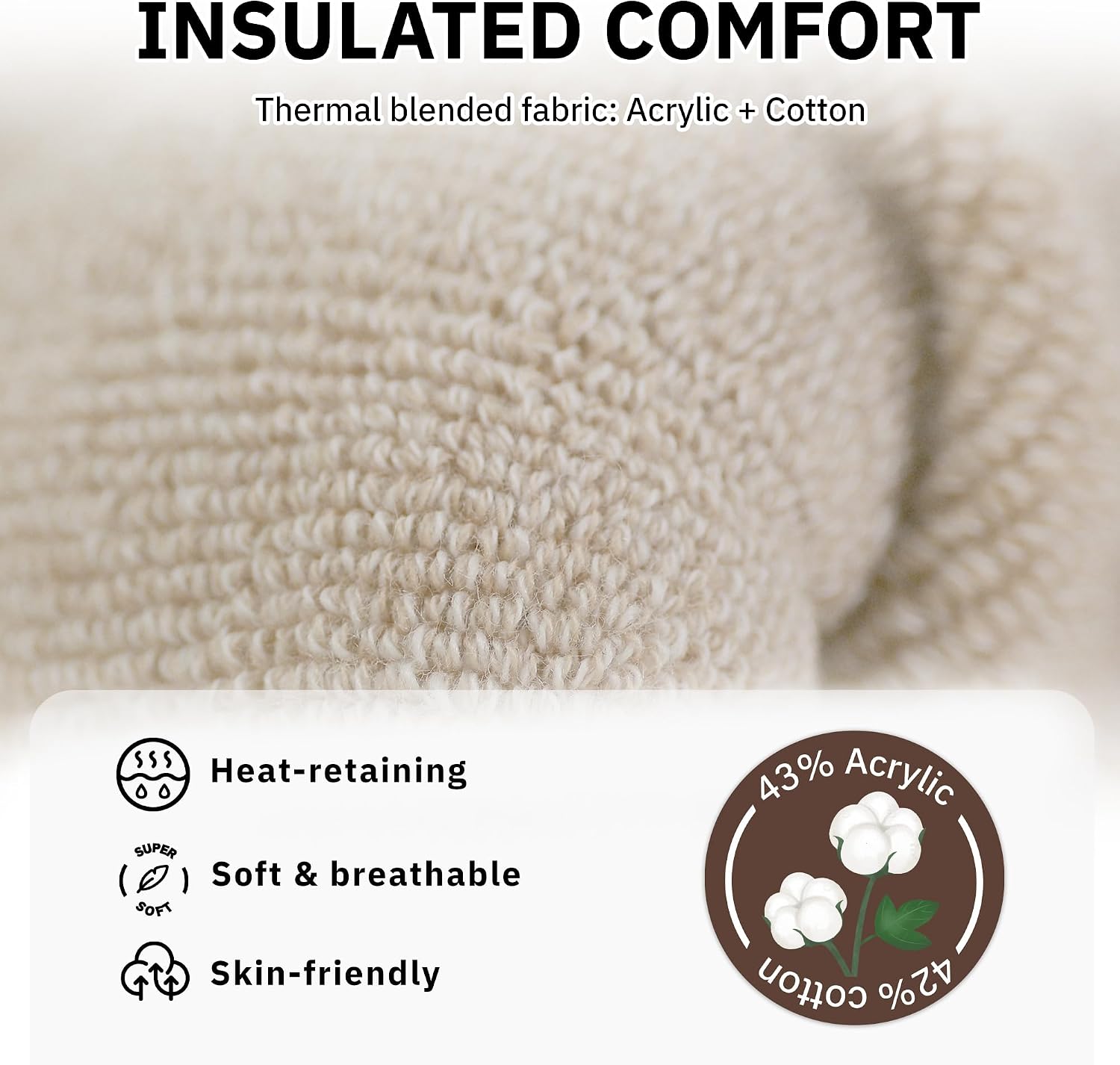 Thumbnail 4 de CLOSEMATE Womens Thermal Socks 3 Pairs
