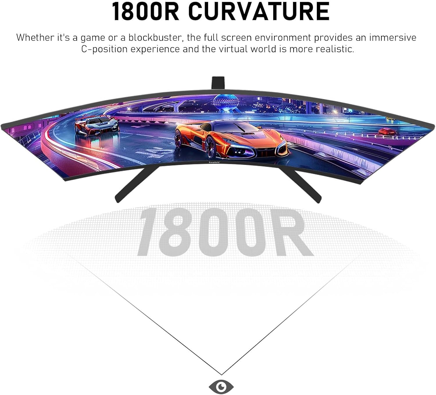 Thumbnail 2 de Gawfolk 27-inch Curved Gaming Monitor 280Hz