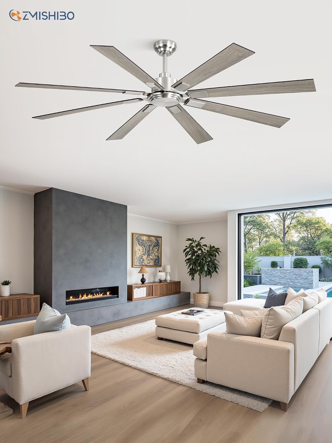 Thumbnail 6 de ZMISHIBO Ceiling Fan, 72-Inch