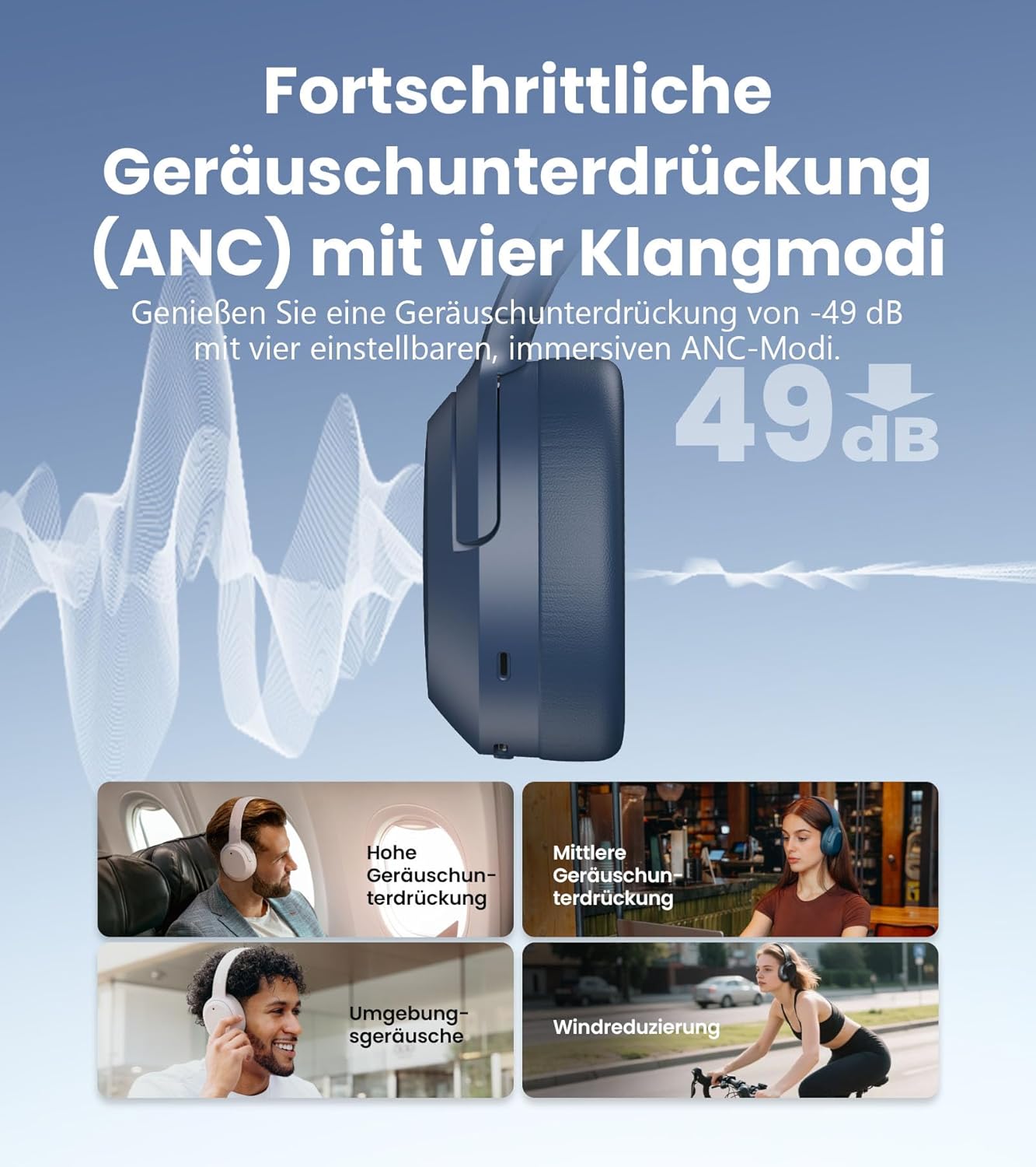 Thumbnail 2 de Edifier W820NB Plus Gen 2 Bluetooth Kopfhörer