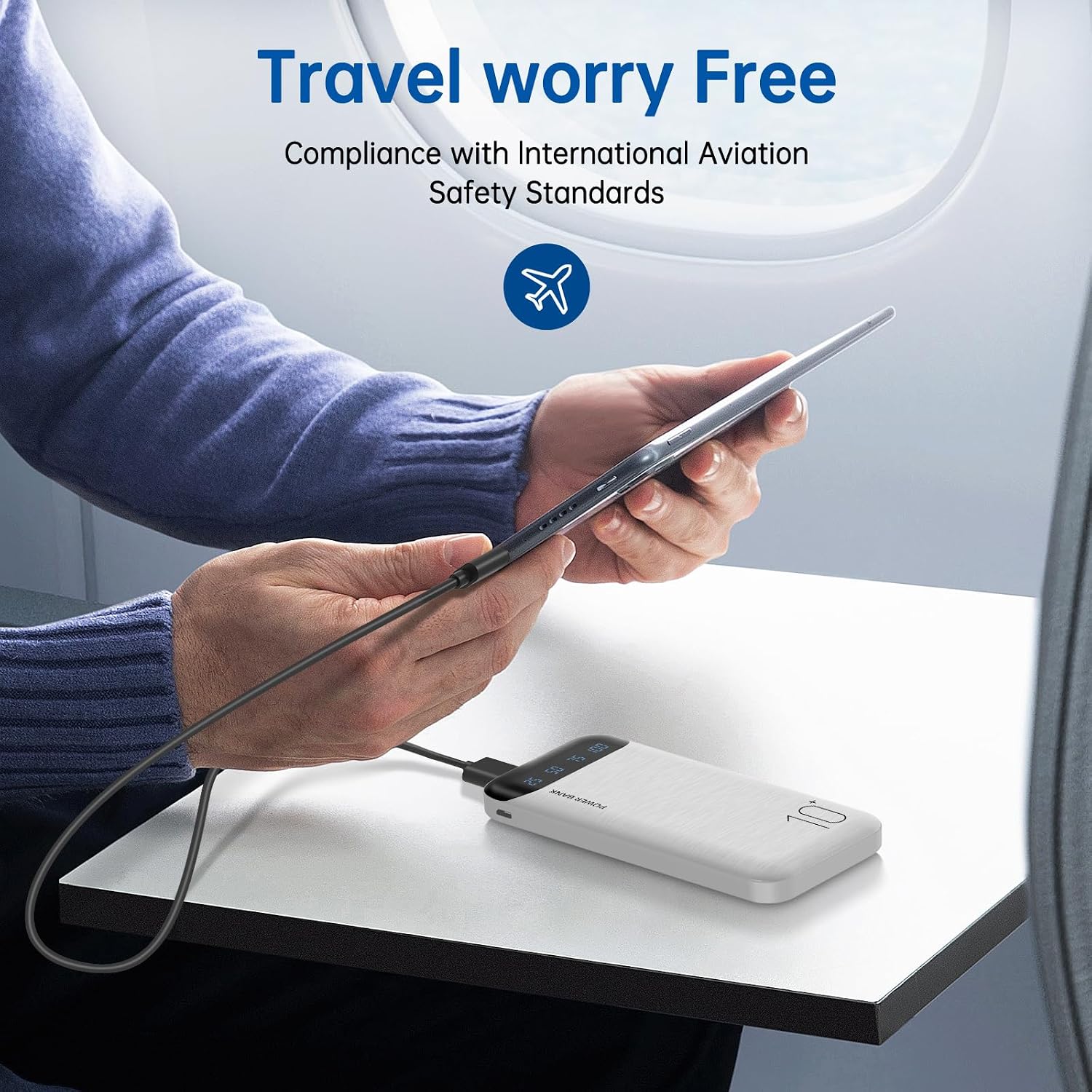 Detalle 2 de Portable Charger 10000mAh Slim power bank
