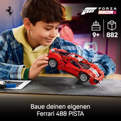 Thumbnail 1 de LEGO Technic Ferrari 488 Pista Auto 42235 – Bauspaß, Detailgenauigkeit und Ausstellungsstück