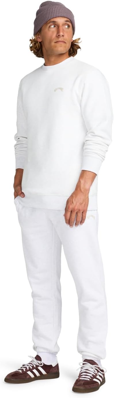 Detalle de BILLABONG Arch CR Sweater Homme — Lot de 1, douceur en coton recyclé et polyester recyclé