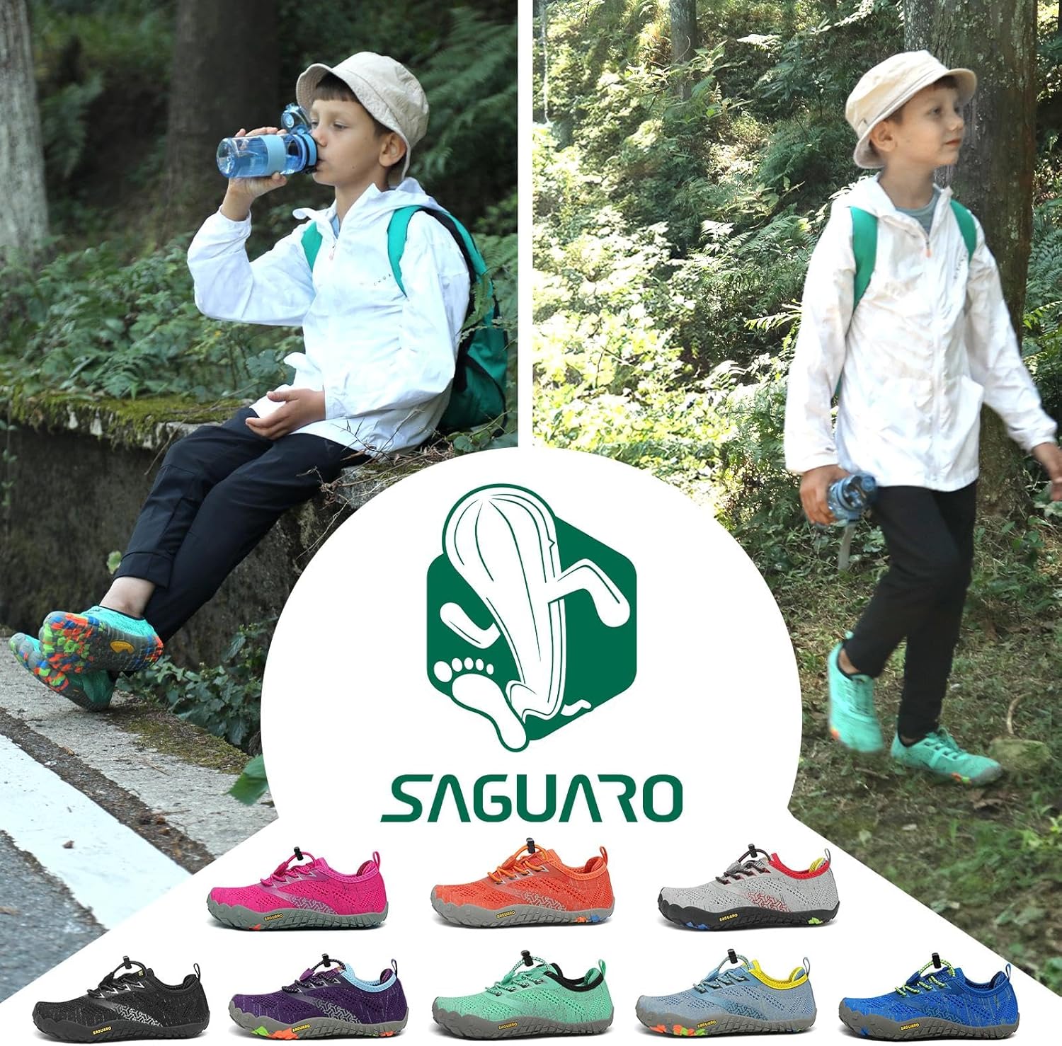 Thumbnail 1 de SAGUARO Scarpe Barefoot Minimaliste per bambini: outdoor multi-sport antiscivolo