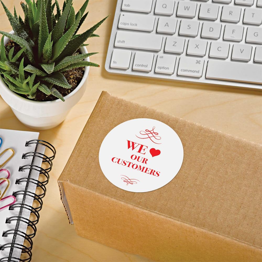 Thumbnail 3 de Avery L7104REV-20 Printable removable round labels (60mm) – Customisable A4 sheet