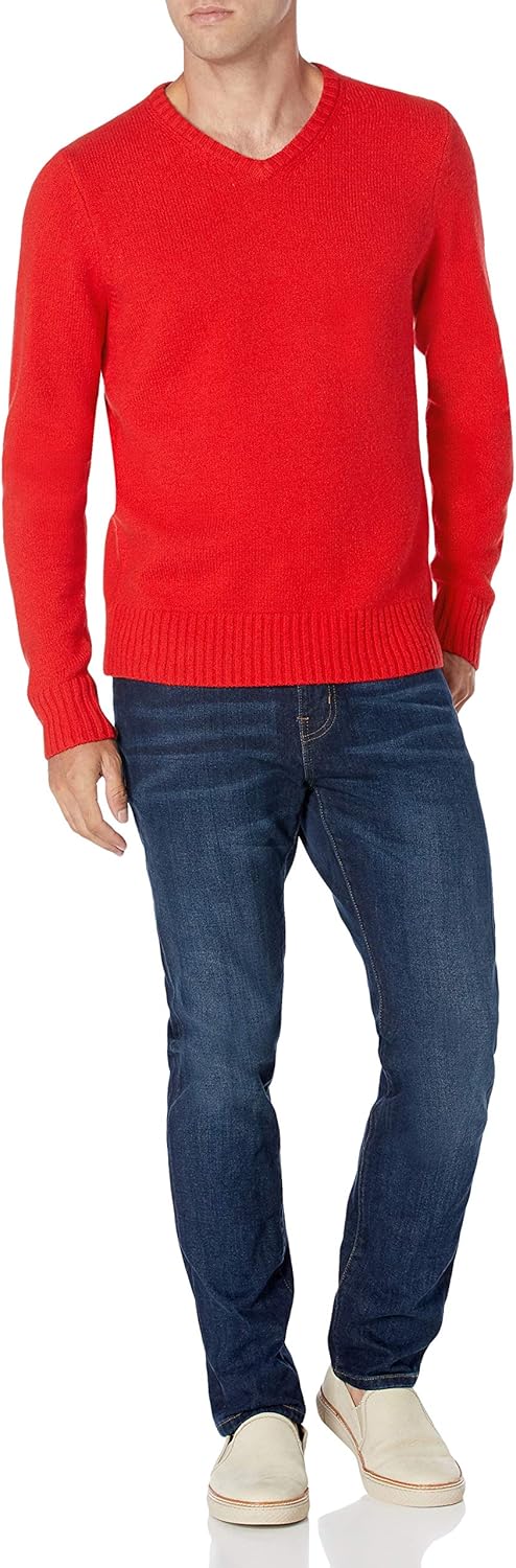 Thumbnail 4 de Amazon Essentials Herren Soft-Touch-Pullover mit V-Ausschnitt – bequemer Baumwoll-Mischpullover