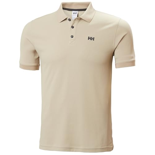 Detalle de Helly Hansen Polo a Deriva Uomo, Kaki, XXL: polo sportiva ad asciugatura rapida per ogni attività