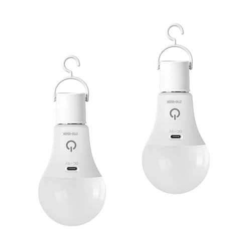 Thumbnail 8 de Ketom Bombilla Recargable E27 con Mando (2 piezas) – LED USB, regulable y portátil