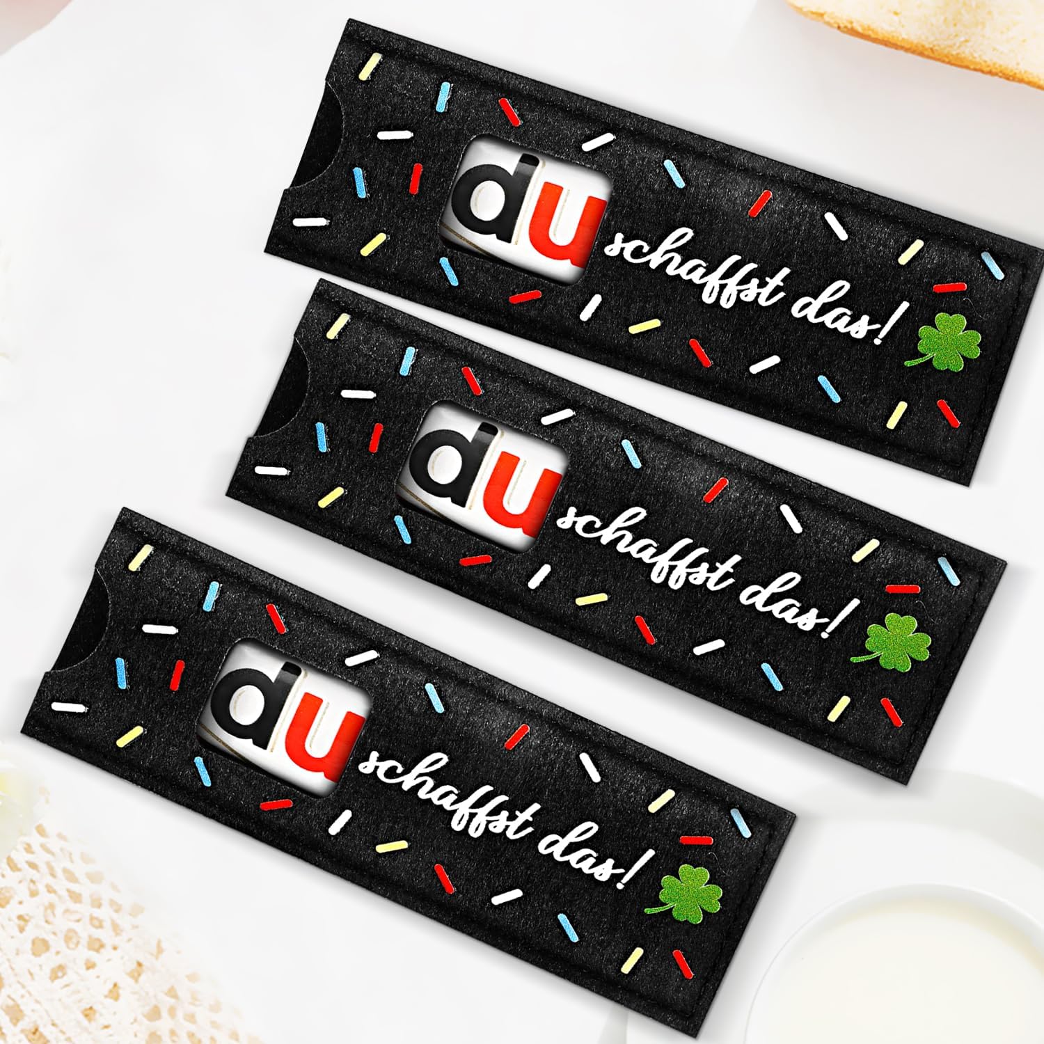 Detalle 1 de Giftota Du schaffst das Geschenke 12er