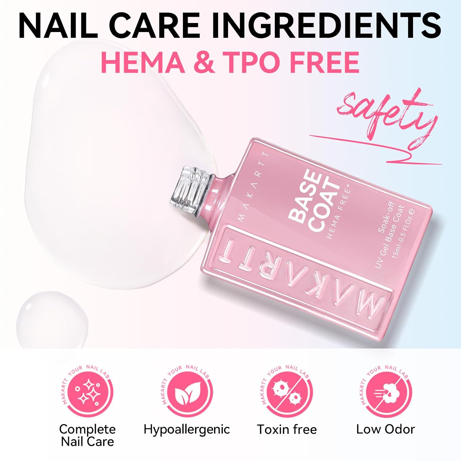 Thumbnail 1 de Makartt Top Coat Gel UV 2 x 10ml 💅