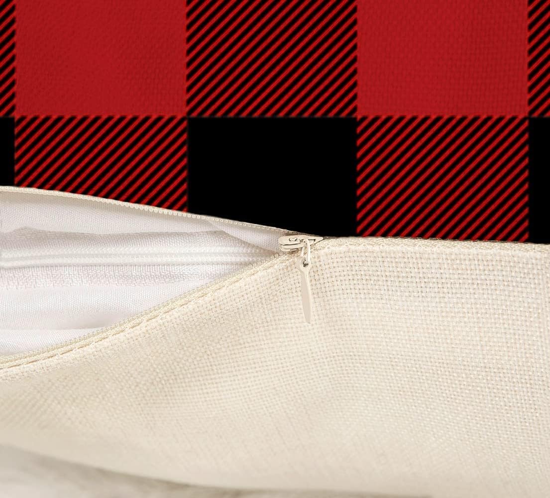 Detalle de ALINK Christmas pillow covers 18 x 18 in