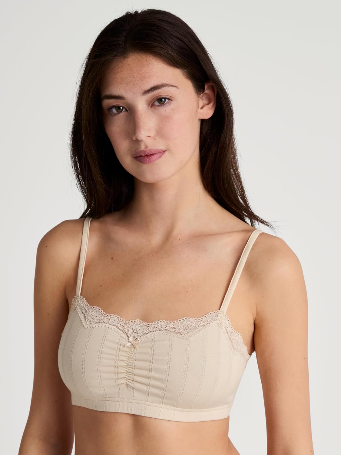 Thumbnail 2 de CALIDA Etude Toujours Bustier pour Femmes – Coton Pima haute qualité, fines rayures