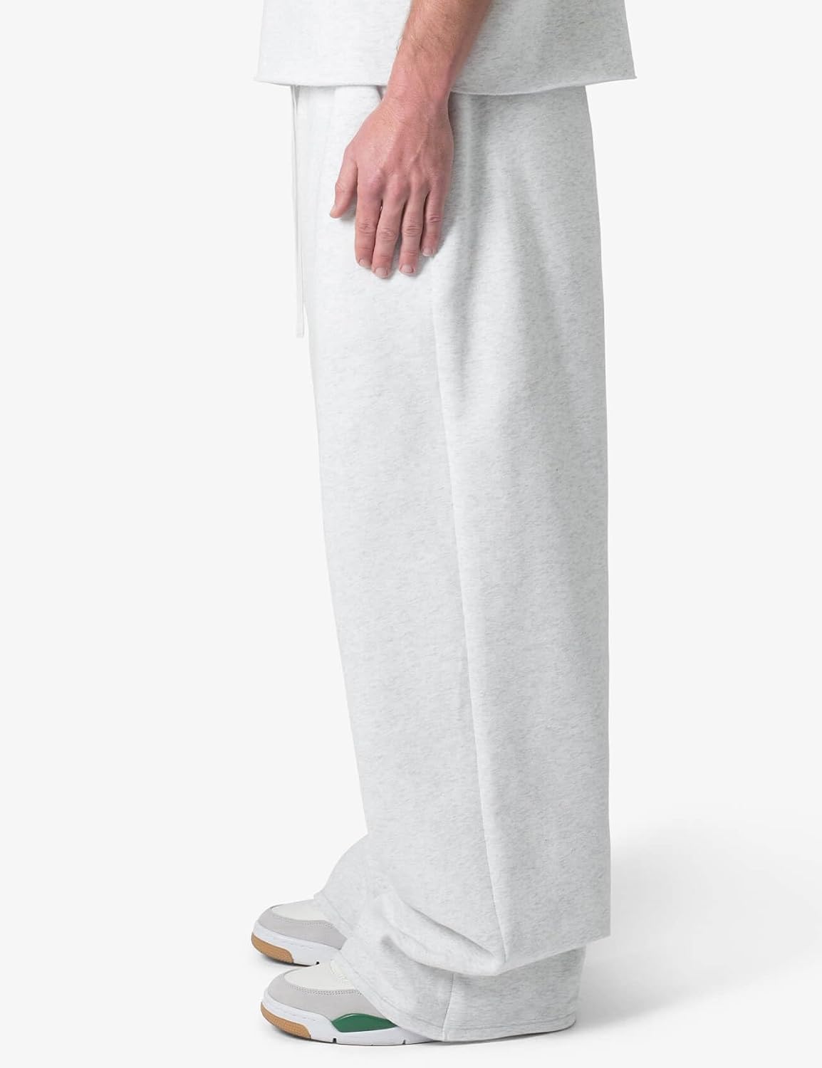 Detalle 2 de HeSaYep Men's Baggy Sweatpants, Cotton Fleece
