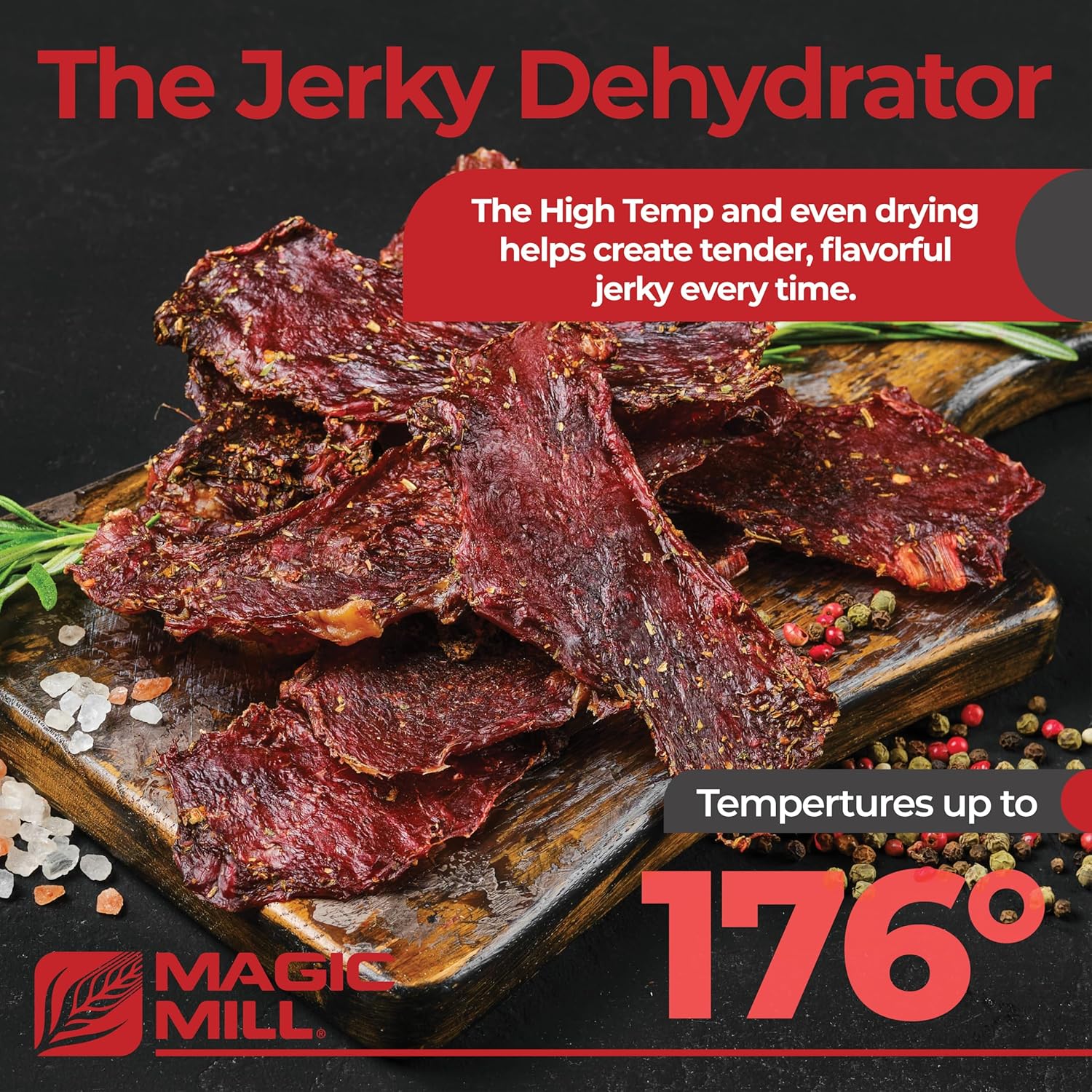 Detalle 2 de Magic Mill Food Dehydrator with Stainless Steel Trays