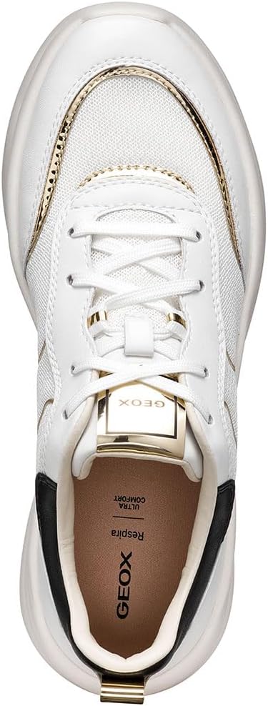 Detalle de Geox D Xtors B, Scarpe da Ginnastica Donna – stile e traspirabilità per l’uso quotidiano