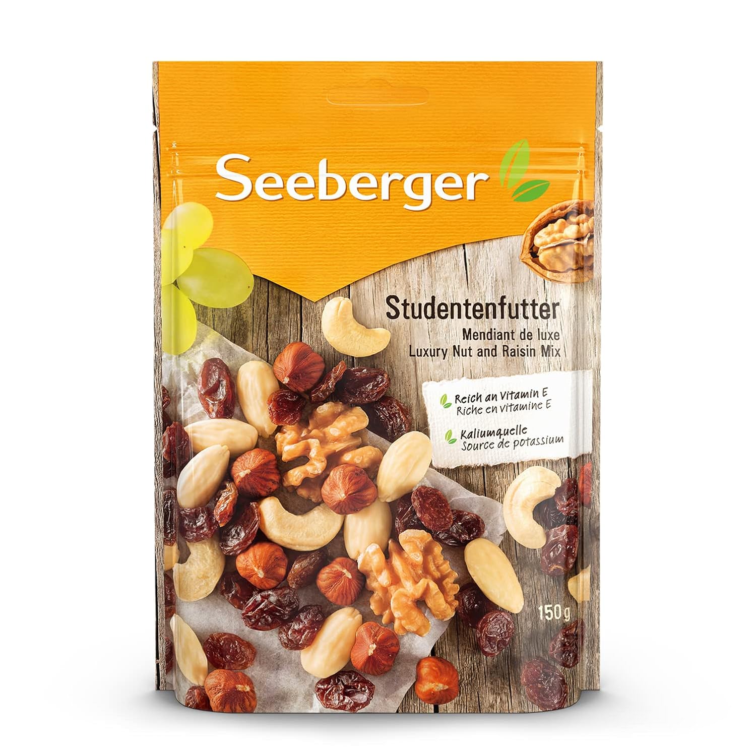 Thumbnail 2 de Seeberger Studentenfutter 5er Pack (5 x 150 g) – klassische Nuss-Frucht-Mischung mit Rosinen