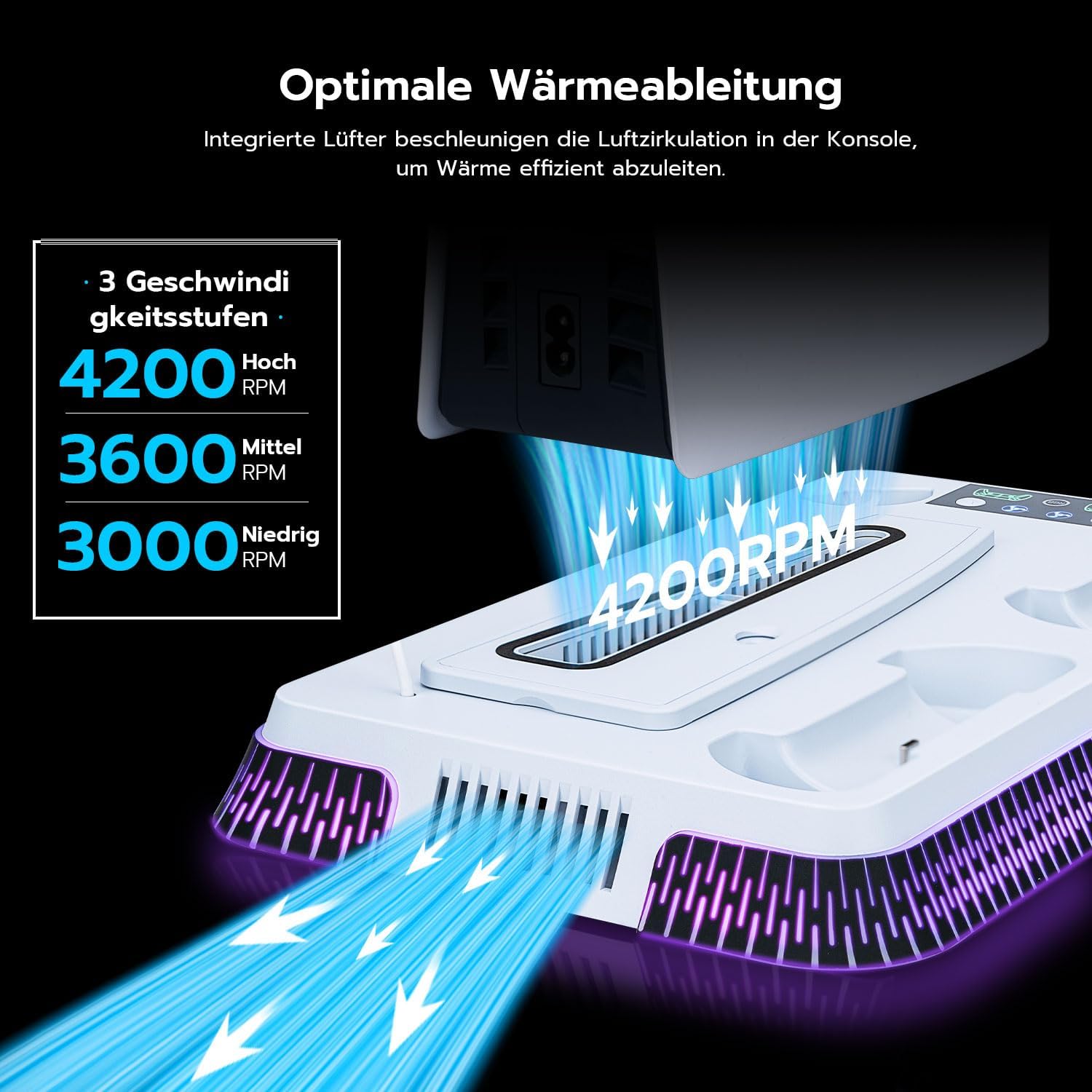 Thumbnail 3 de Wigearss PS5 Kühler Standfuß für 2020