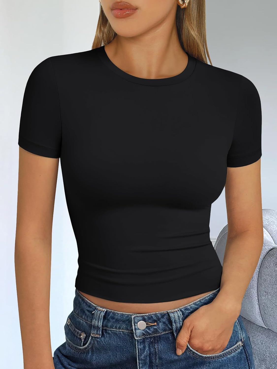 Detalle de Trendy Queen Crop Top Slim Fit