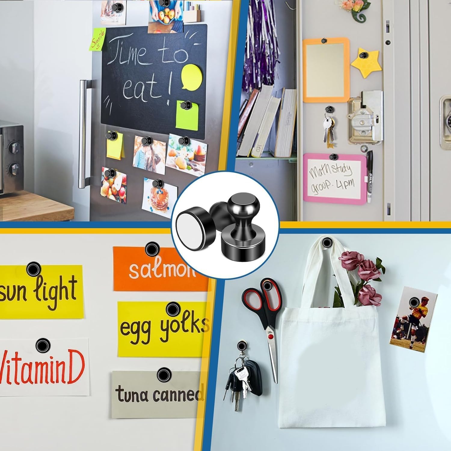 Thumbnail 6 de LOVIMAG Fridge Magnets 12-Pack strong magnets for fridge 📎