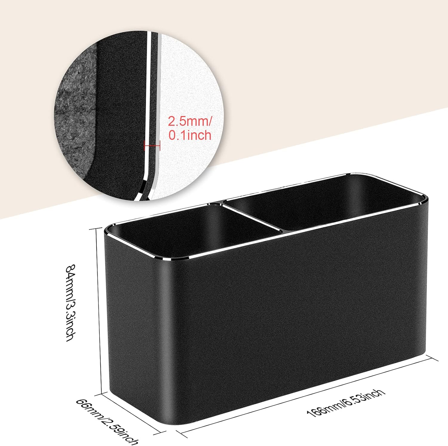 Thumbnail 5 de VAYDEER Portapenne quadrato 166 mm 📎