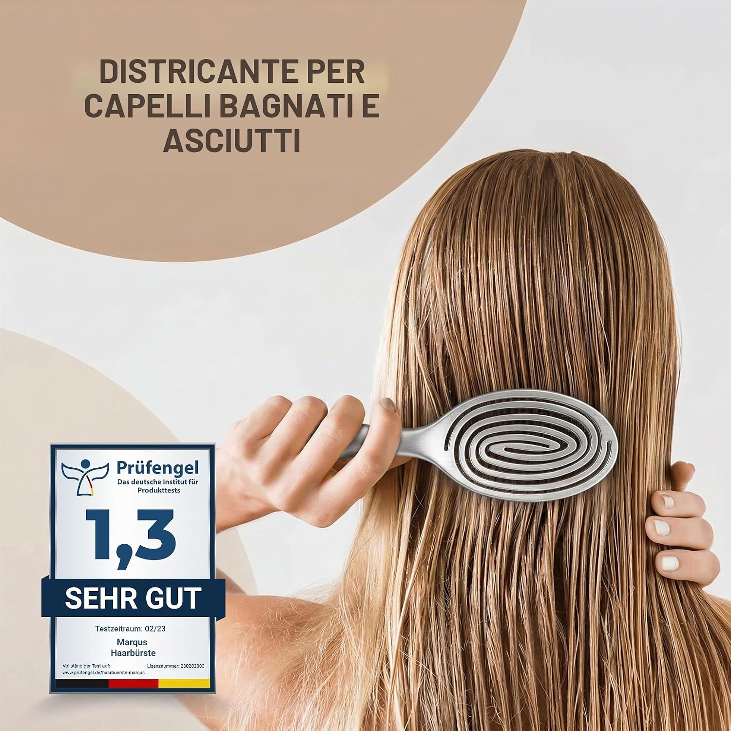 Detalle de marQus Spazzola Districante per Capelli - Biodegradabile, Vegana e Bio-friendly