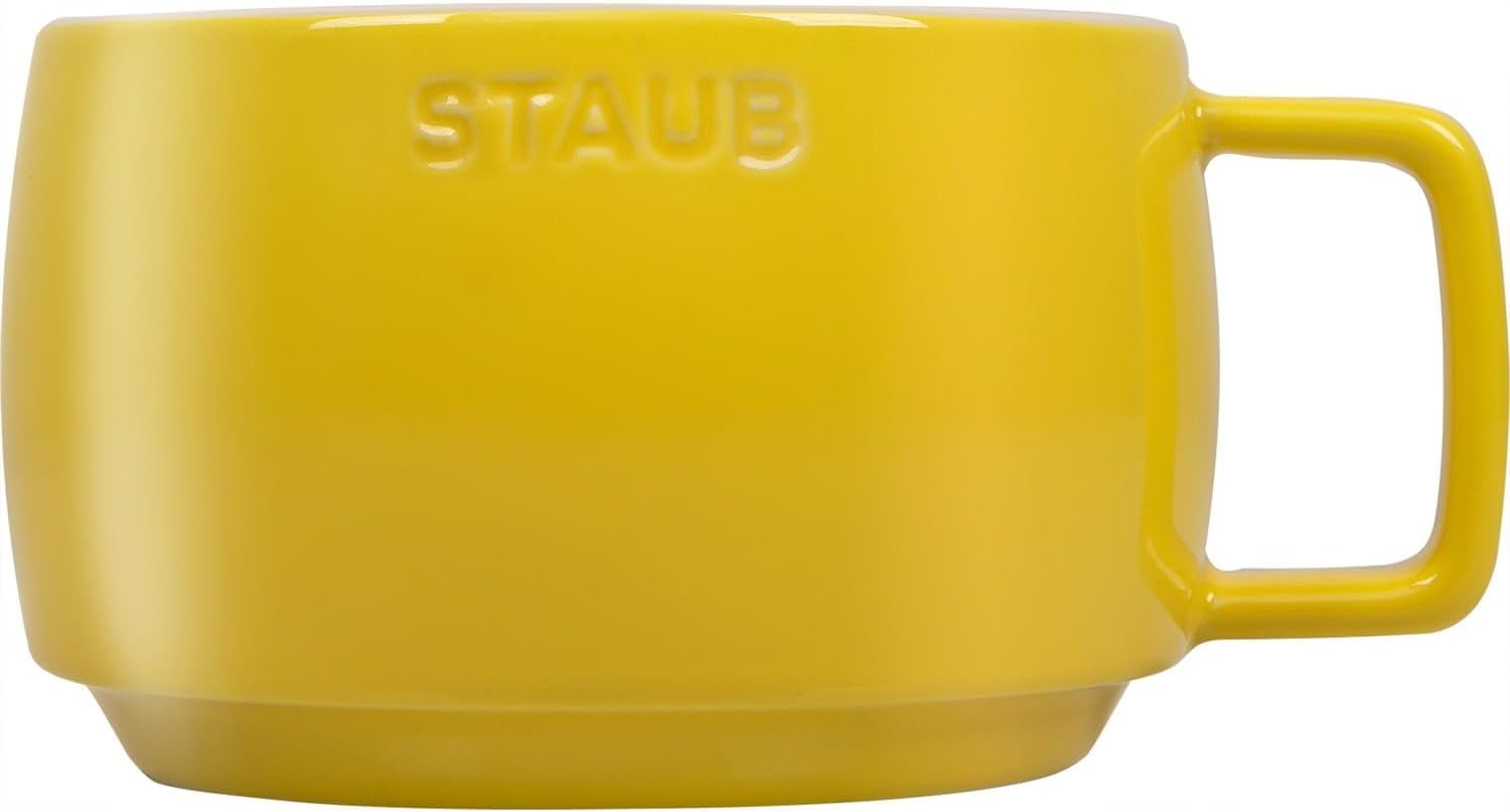 Detalle de ストウブ Ceramic Stacking Mug Z1029-088 スープマグ 500ml シトロン 耐熱陶器