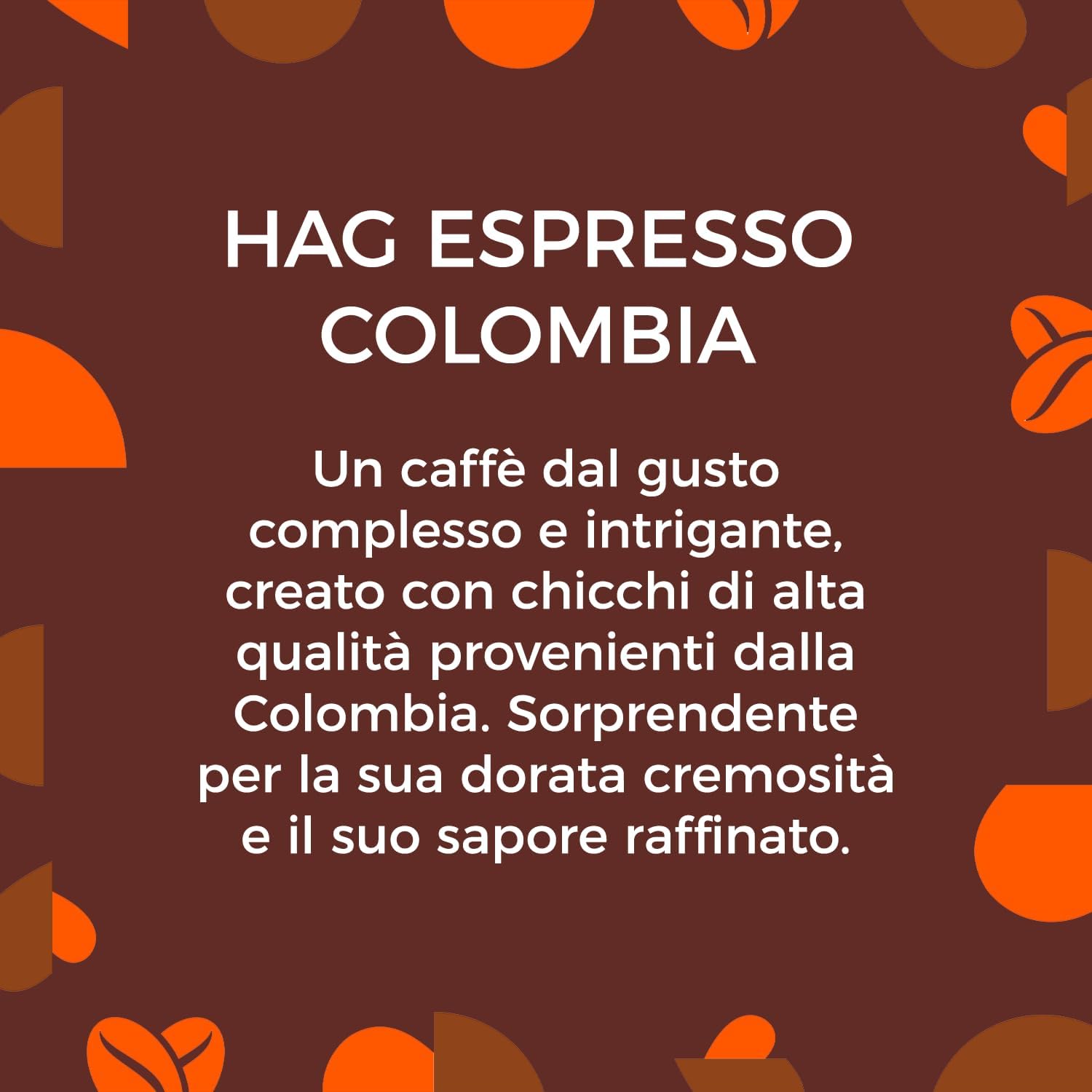 Detalle de Hag Capsule Caffè Decaffeinato Espresso Colombia – 100 capsule compatibili Nespresso original