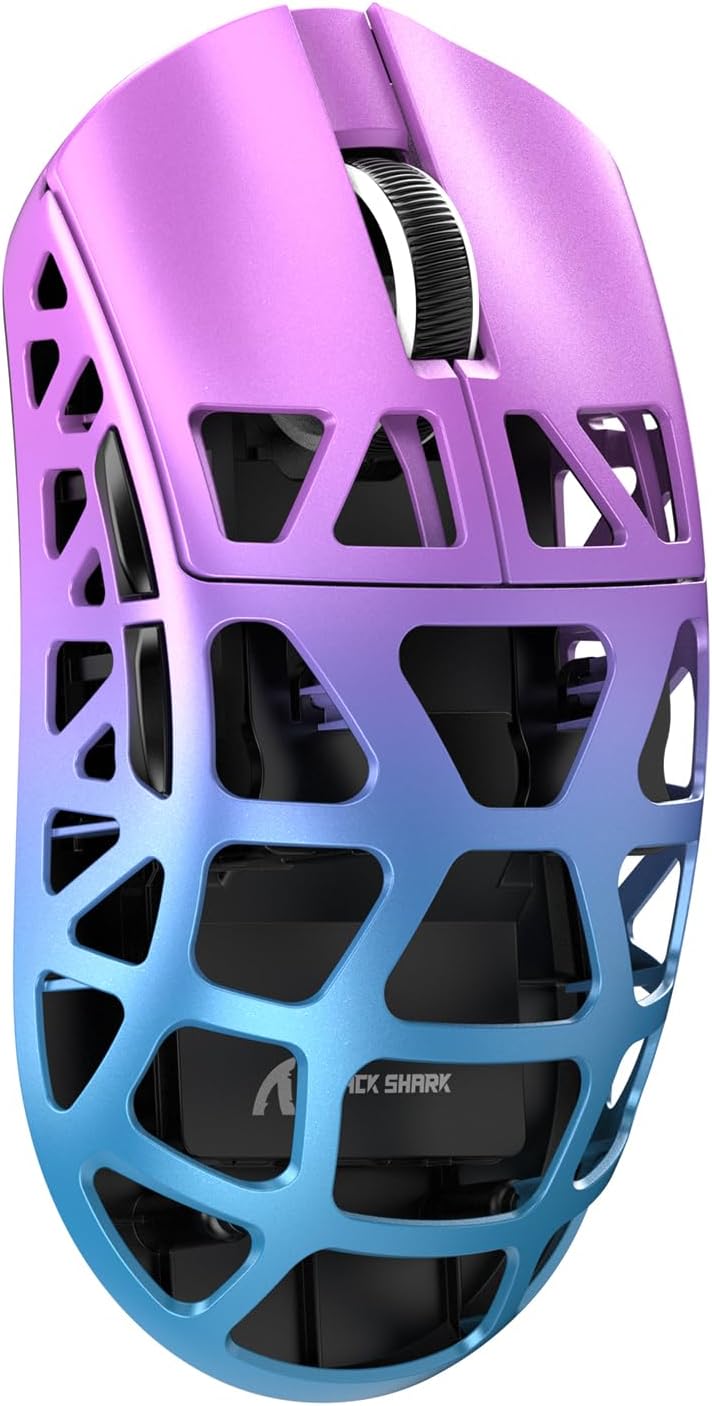 Detalle de ATTACK SHARK R3 Magnesiumlegierungsmaus – kabellose 8K-Maus mit PixArt PAW3395, 46 g SUPERLIGHT