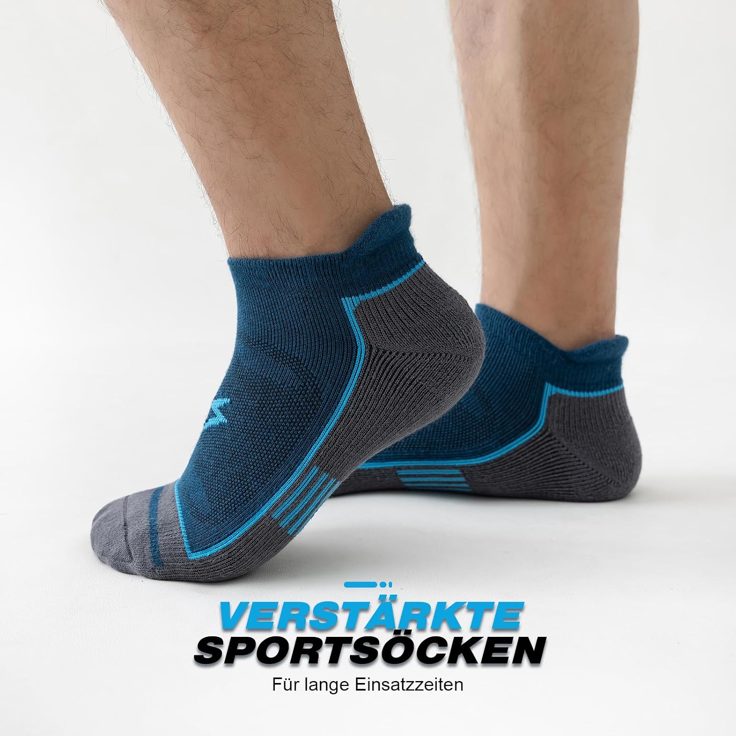 Detalle de Cirorld Sneaker Socken Herren/Damen – 6 Paar atmungsaktive Sportsocken (Kompression) für Laufen, Arbeit & mehr