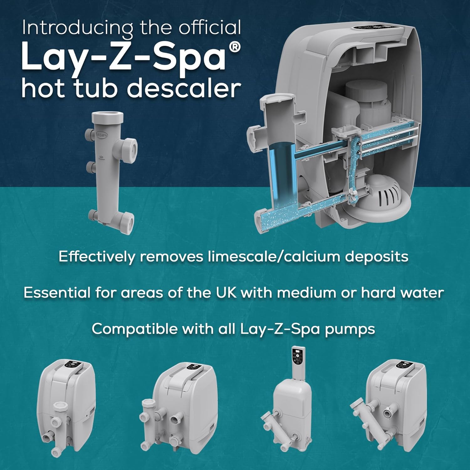Thumbnail 1 de Bestway Lay‑Z‑Spa Hot Tub Descaler for All Lay‑Z‑Spa Pumps