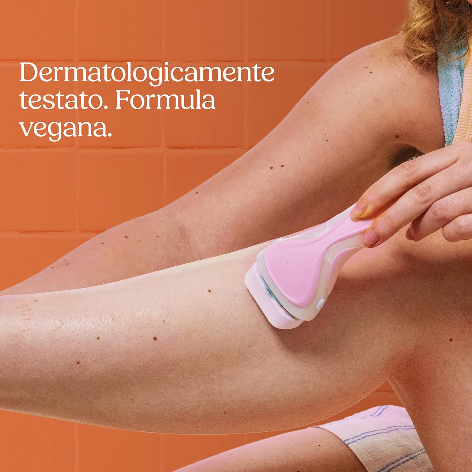 Detalle de Wilkinson Sword Intuition 2in1 Soap & Shave Nourishing: rasoi da donna con sapone vegano integrato (3 ricariche)