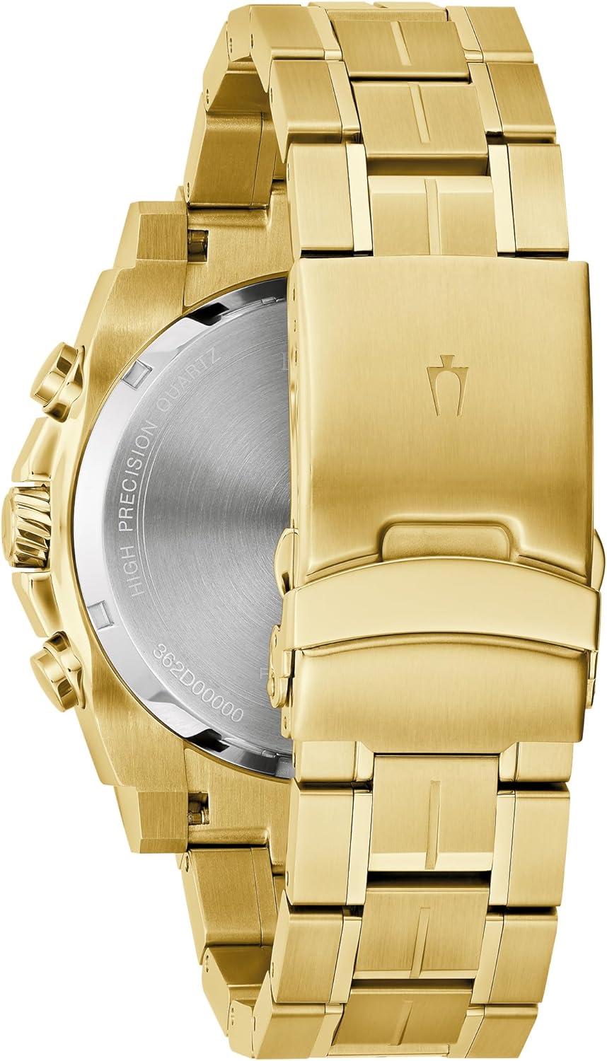 Detalle de Bulova Men’s Icon High Precision Quartz Chronograph Watch (Curved Mineral Crystal)