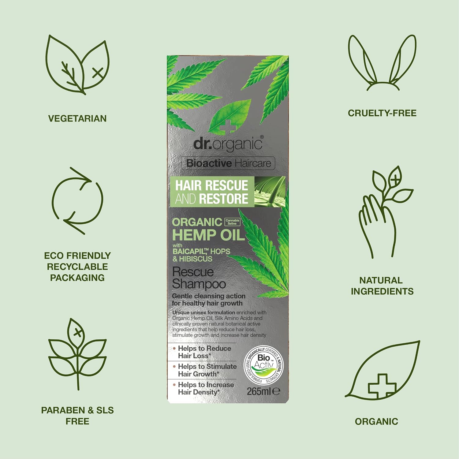 Detalle de Hemp Oil Hair Mousse 150ml