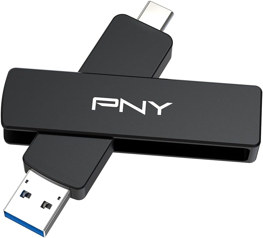 Thumbnail 4 de PNY 1TB Duo Link V3 USB 3.2 Gen 2 OTG-Stick mit USB-C & USB-A (Datenübertragung bis zu 1.000/800 MB/s)