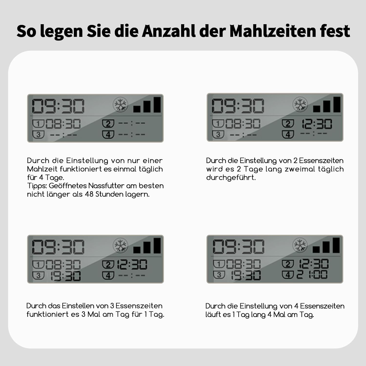 Detalle 2 de Katzenfutterautomat 5 Fächer 🍽