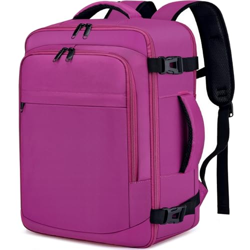 Detalle de ENZOSUM Mochila de Cabina 24L 40x30x20 violeta para Ryanair, Vueling y más