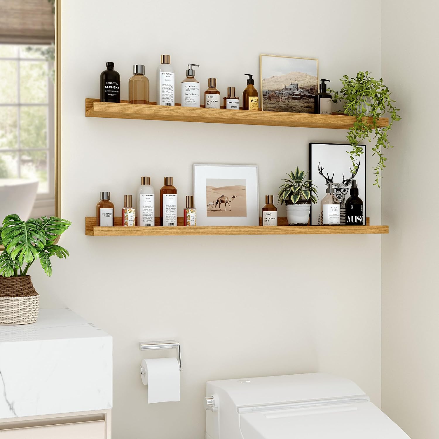 Thumbnail 4 de Feihorrm floating shelves, 36-inch