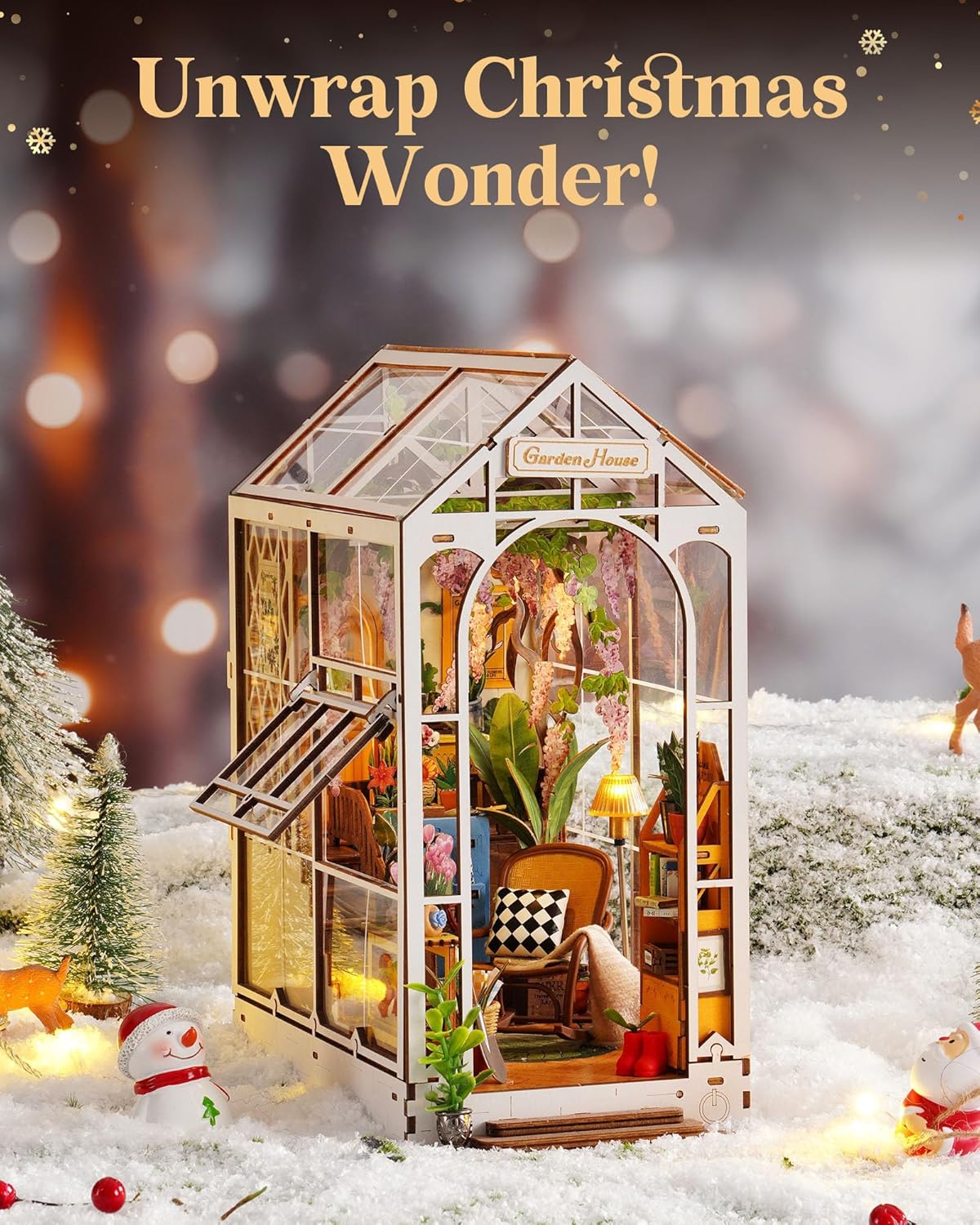 Thumbnail 6 de Rolife Book Nook kit miniature 176 pièces