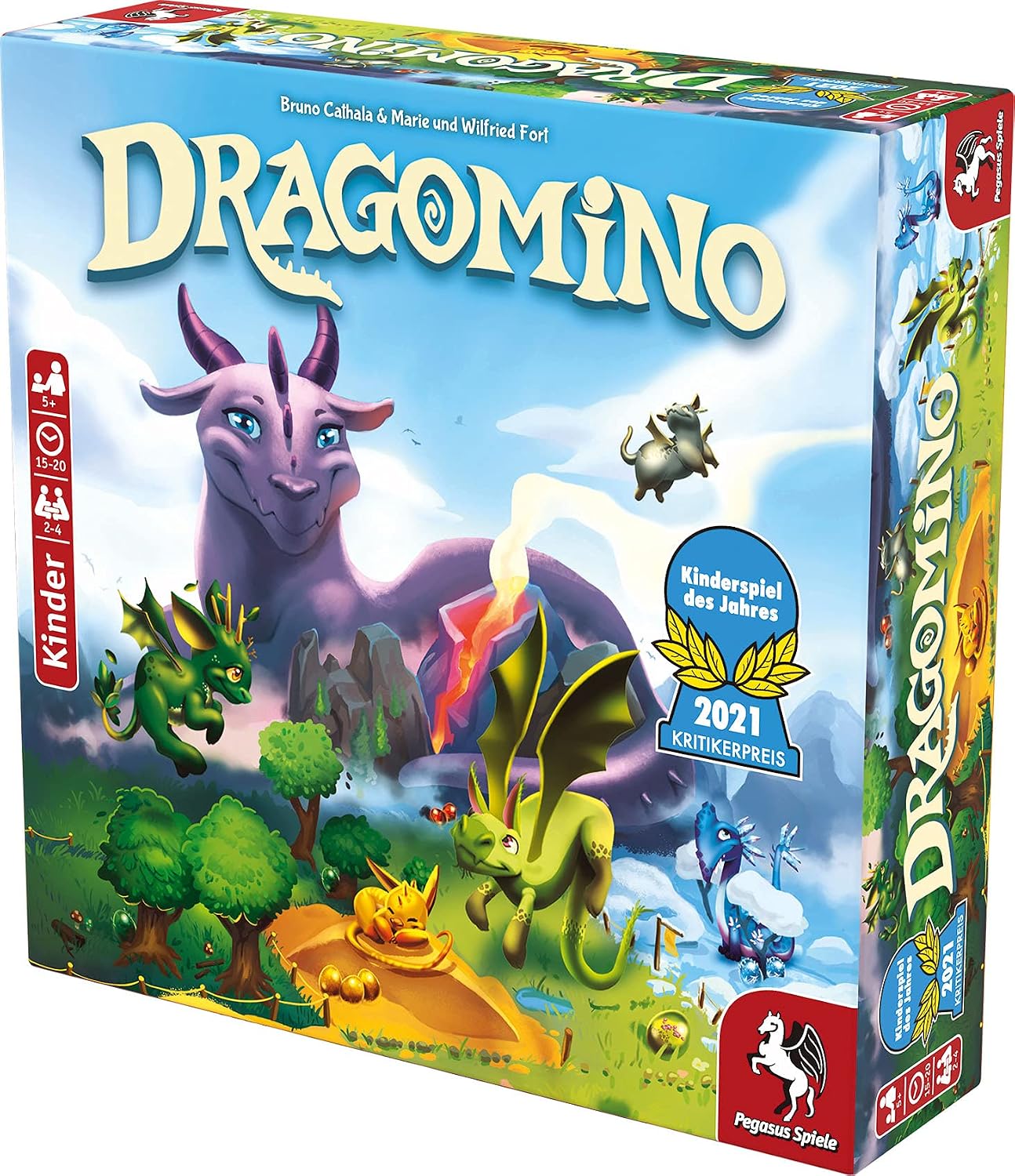 Detalle 2 de Pegasus Spiele 57111G Dragomino 15–20 Min. 🎲