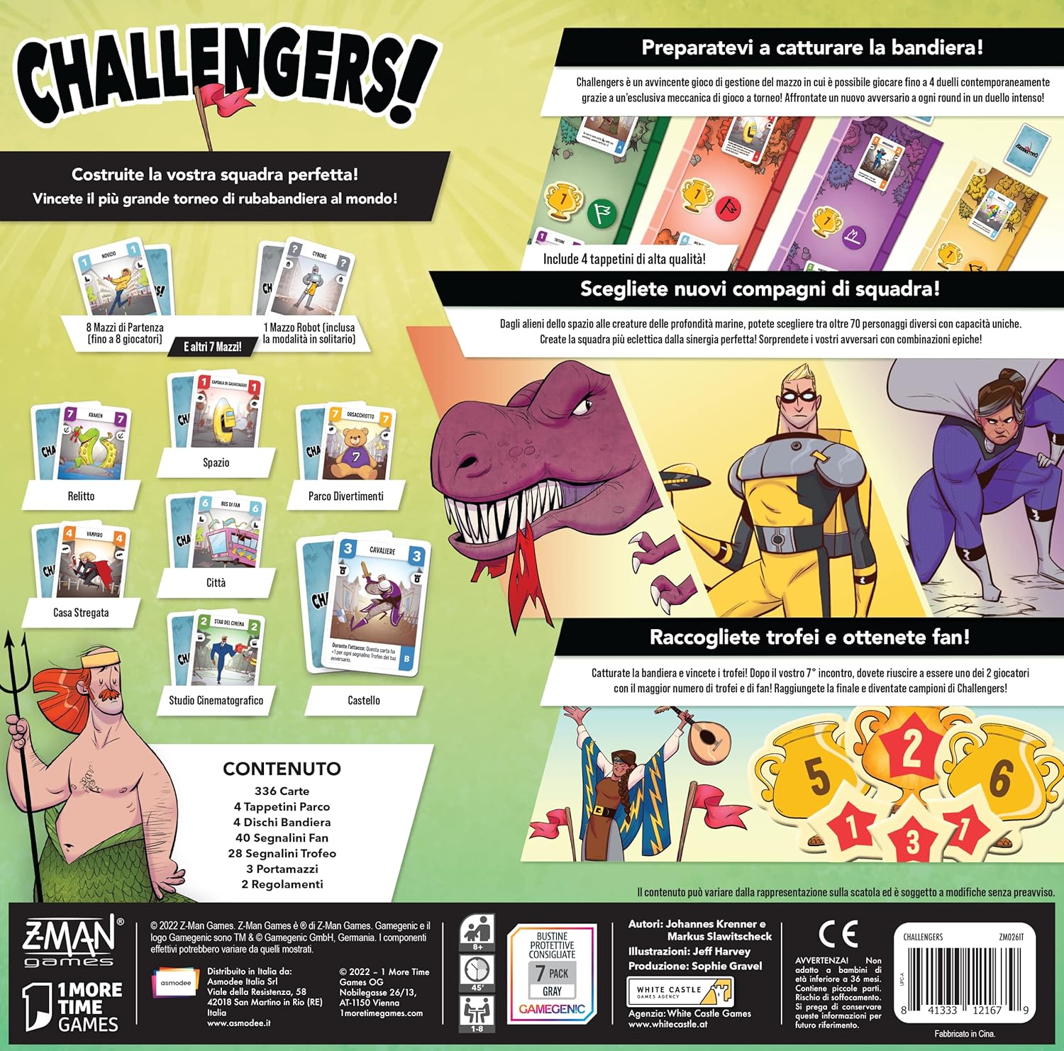 Detalle de Asmodee Challengers – Gioco da Tavolo 1–8 giocatori, 8+ anni – Edizione in Italiano