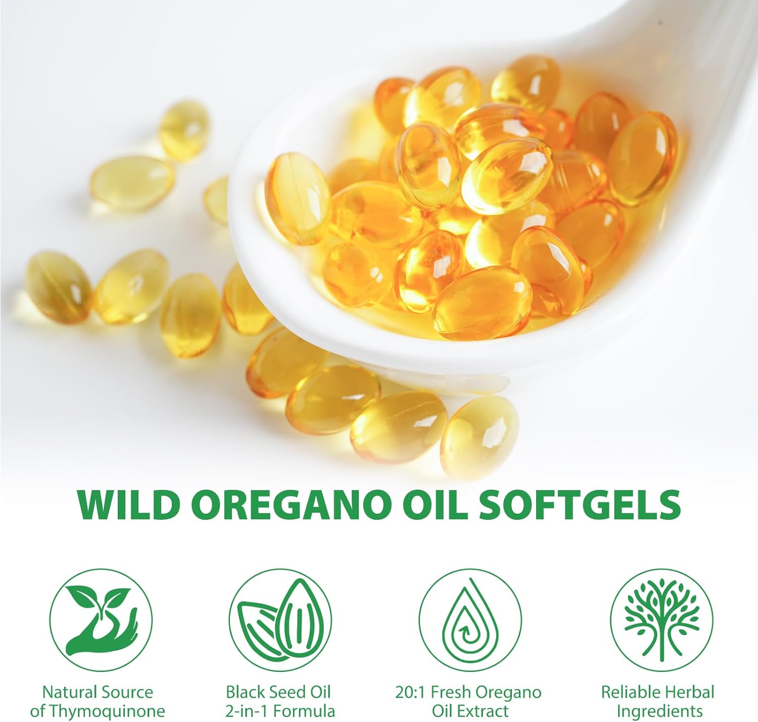Detalle de Huile d’origan 120P – huile d’origan pour l’aromathérapie et les usages maison